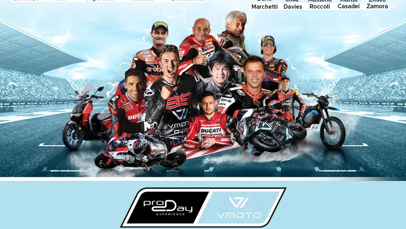 ProDay Edizione 2023, tutti in pista a Misano con Jorge Lorenzo, Loris Capirossi e altri big! C'&egrave; anche la track experience 100% full electric di Vmoto! [VIDEO]