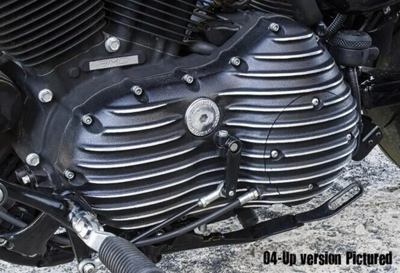 Coperchio primaria Ribster nero cut Per Sportster EMD