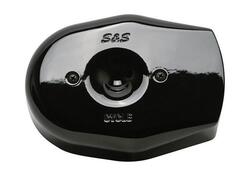 Filtro dell'aria S&S Stealth Tribute nero per Dyna 