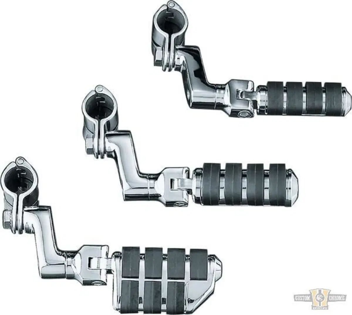 Pedaline Kuryakyn Iso2 a fascetta 1 1/4" grosse Ku 