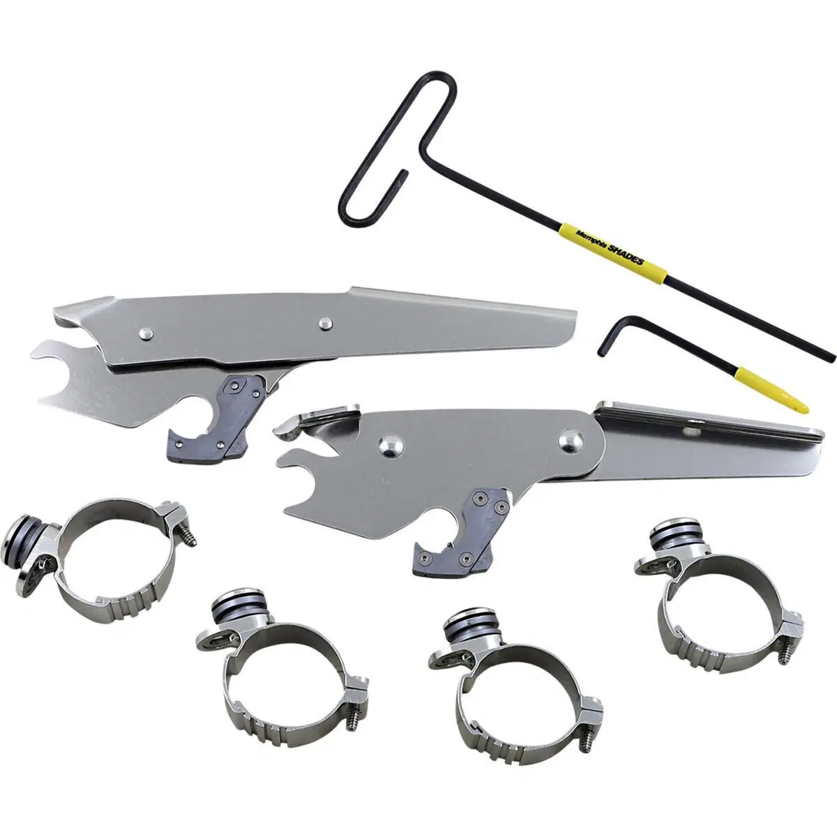 kit sgancio rapido cromato per Batwing Memphis Sha 