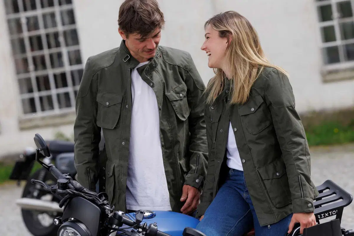 Louis Moto: giacca estiva Detlev in cotone cerato (5)