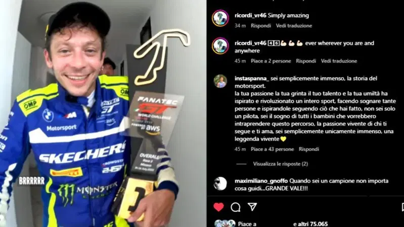 Valentino Rossi spiega cosa &egrave; la vittoria: "Brrrrrr..." [VIDEO]