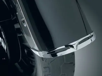 Puntale parafango anteriore cromato Kuryakyn per F 