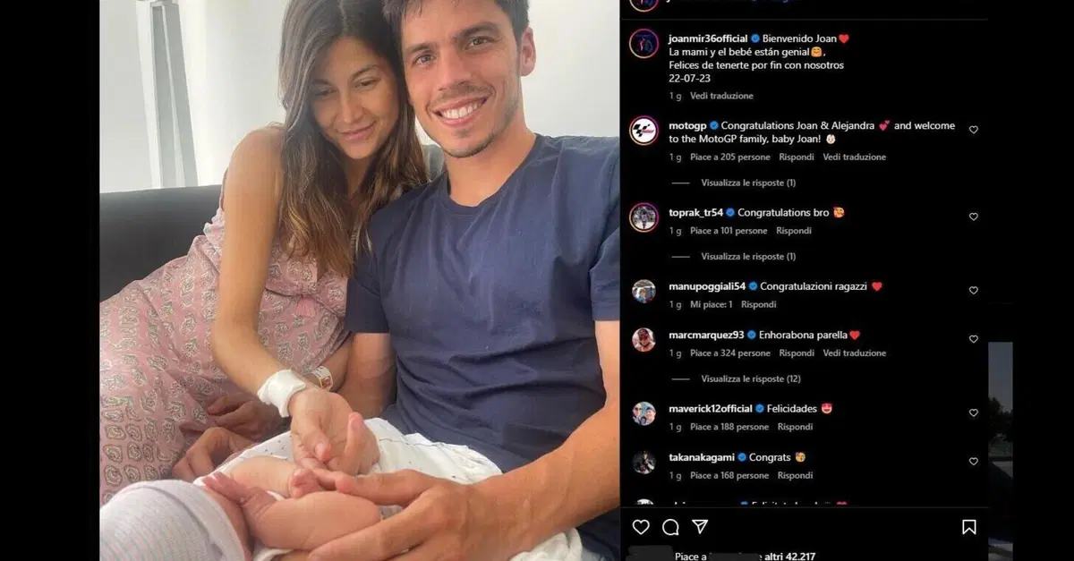MotoGP 2023. Oltre ai due neo sposi c'&egrave; da segnalare Joan Mir, neo pap&agrave; del suo omonimo!