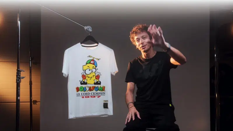 MotoGP 2023. Novit&agrave; Valentino Rossi: nuova opera d'arte, le magliette celebrative e la data per le consegna delle chiavi di Tavullia! [VIDEO]