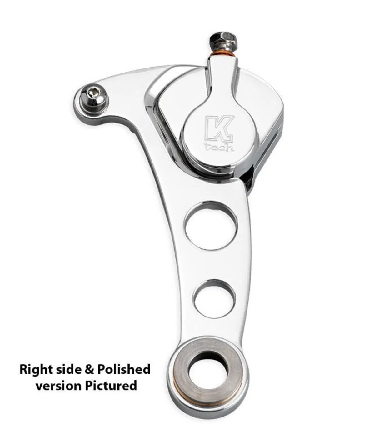 Pinza freno K-Tech ant. 2 pistoni nera con support 