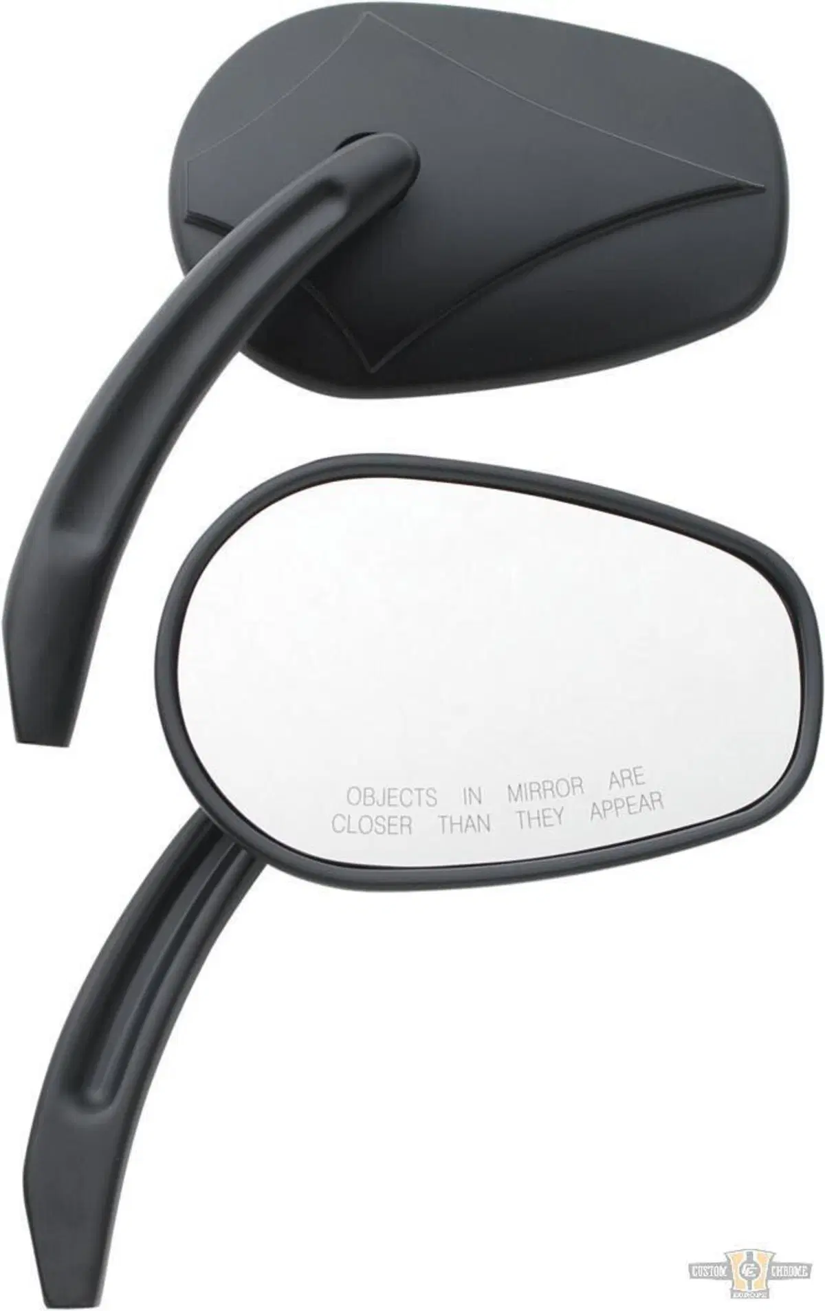 Specchietti testa freccia neri Custom Chrome 