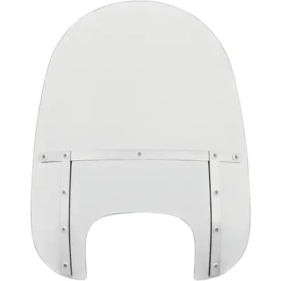 Parabrezza Memphis Fats alto 53 cm trasparente per 