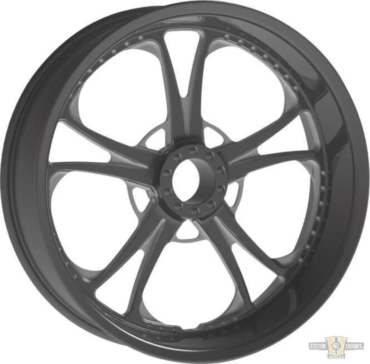 Ruota 16x5 REVTECH T-5 nera