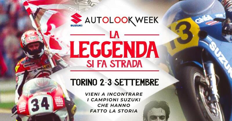 Volete incontrare Schwantz e Uncini? I due campioni saranno ospiti di Suzuki ad Autolook Week Torino