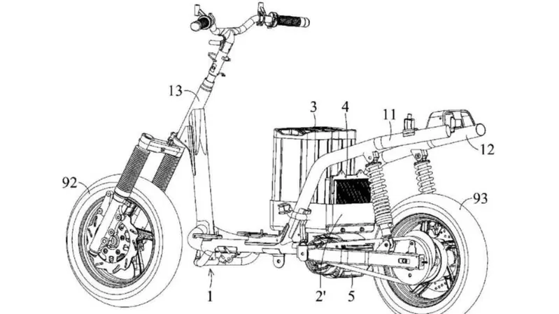 Ecco i primi disegni del nuovo scooter elettrico SYM