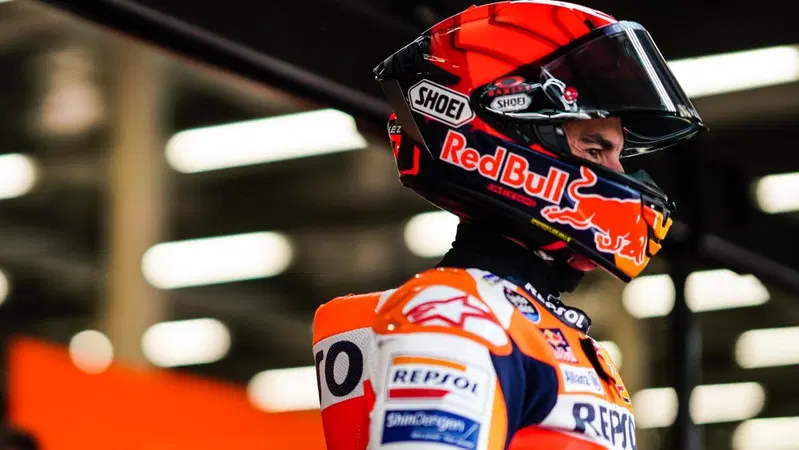 MotoGP 2023. GP della Gran Bretagna a Silverstone. Un sofferente Marc Marquez: "Il mio obiettivo non &egrave; partire 13&deg;, ma trovare una base"