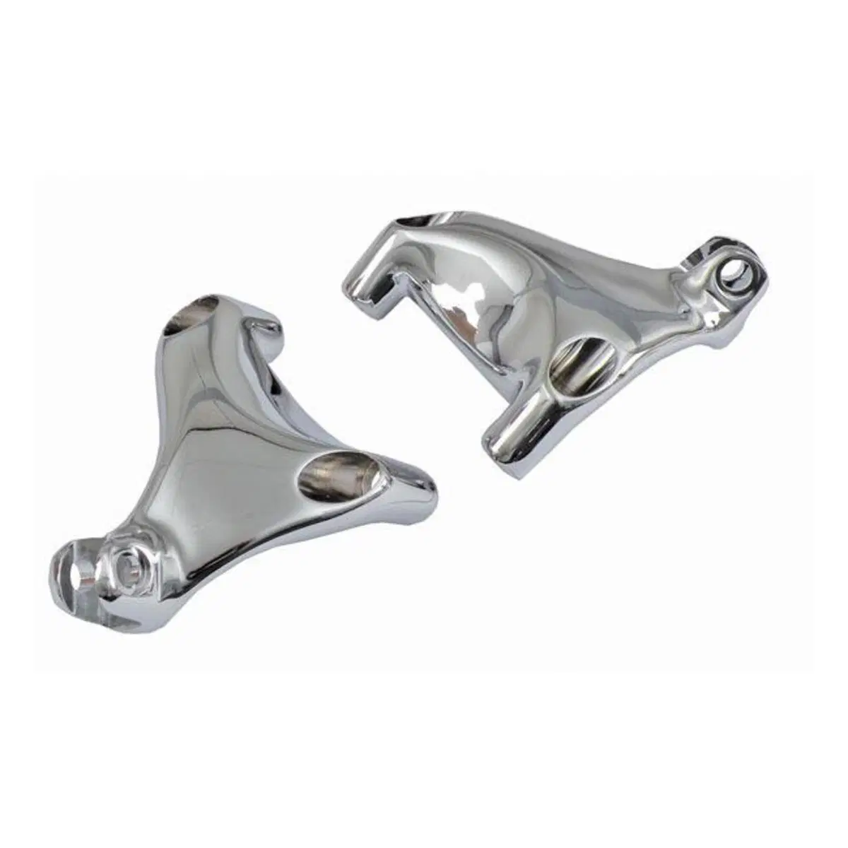 Supporti pedaline passeggero cromati Per Sportster 