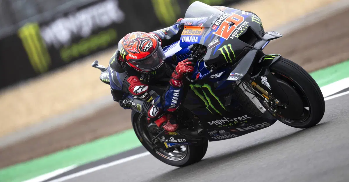 MotoGP 2023. GP della Gran Bretagna a Silverstone. Fabio Quartararo: "Molto preoccupante finire a 30 secondi in soli 10 giri"