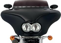 Batwing Memphis Shades nero per Dyna Fat Bob FXDF 