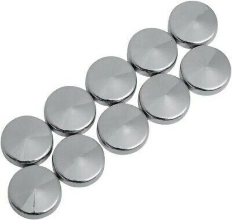 Coperchietti per viti Torx e chiave T20 cromati Mo 