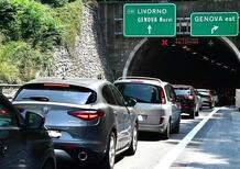 Genova, Incidente mortale in A12: motociclista travolto da un pullman. Autostrada bloccata per ore 