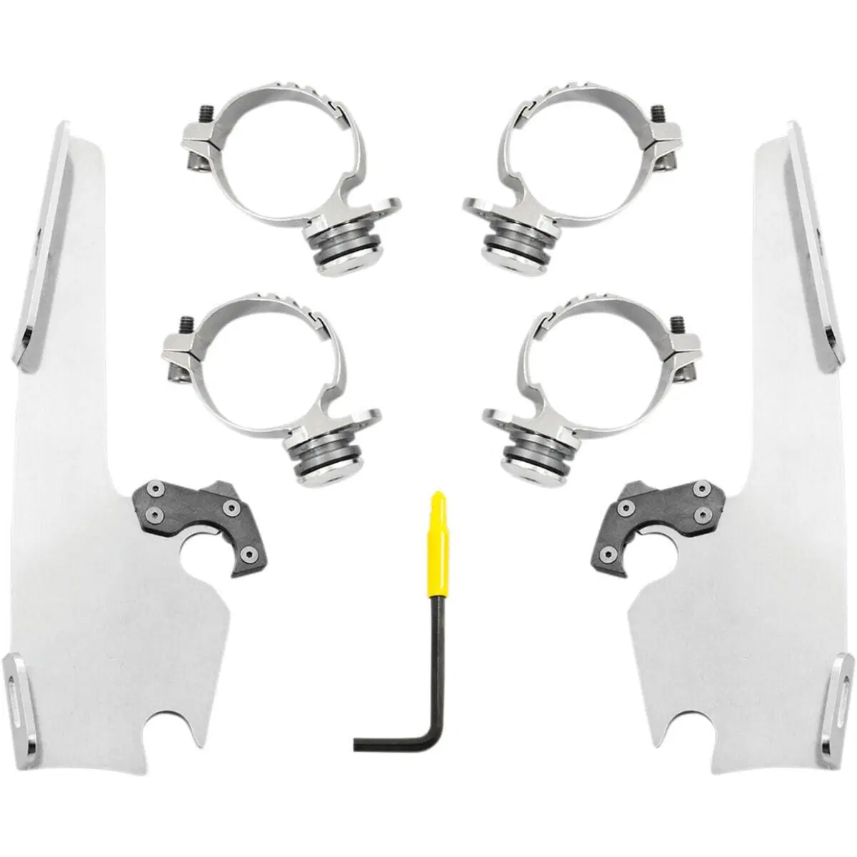 kit sgancio rapido cromato per Batwing Memphis Sha 