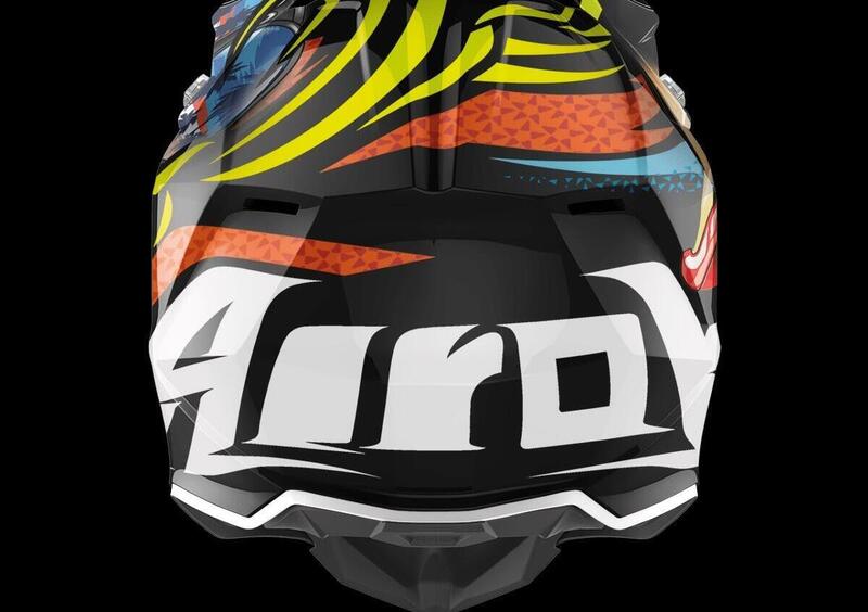 Casco cross Airoh Wraaap Lollipop Gloss helmet casque moto