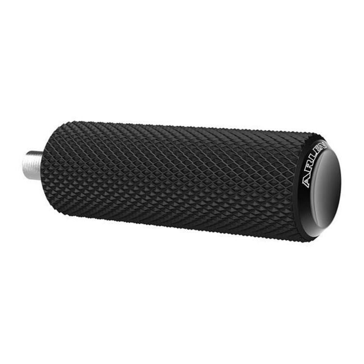 Pedalino cambio Fusion Knurled gomma nera, nero Arlen Ness