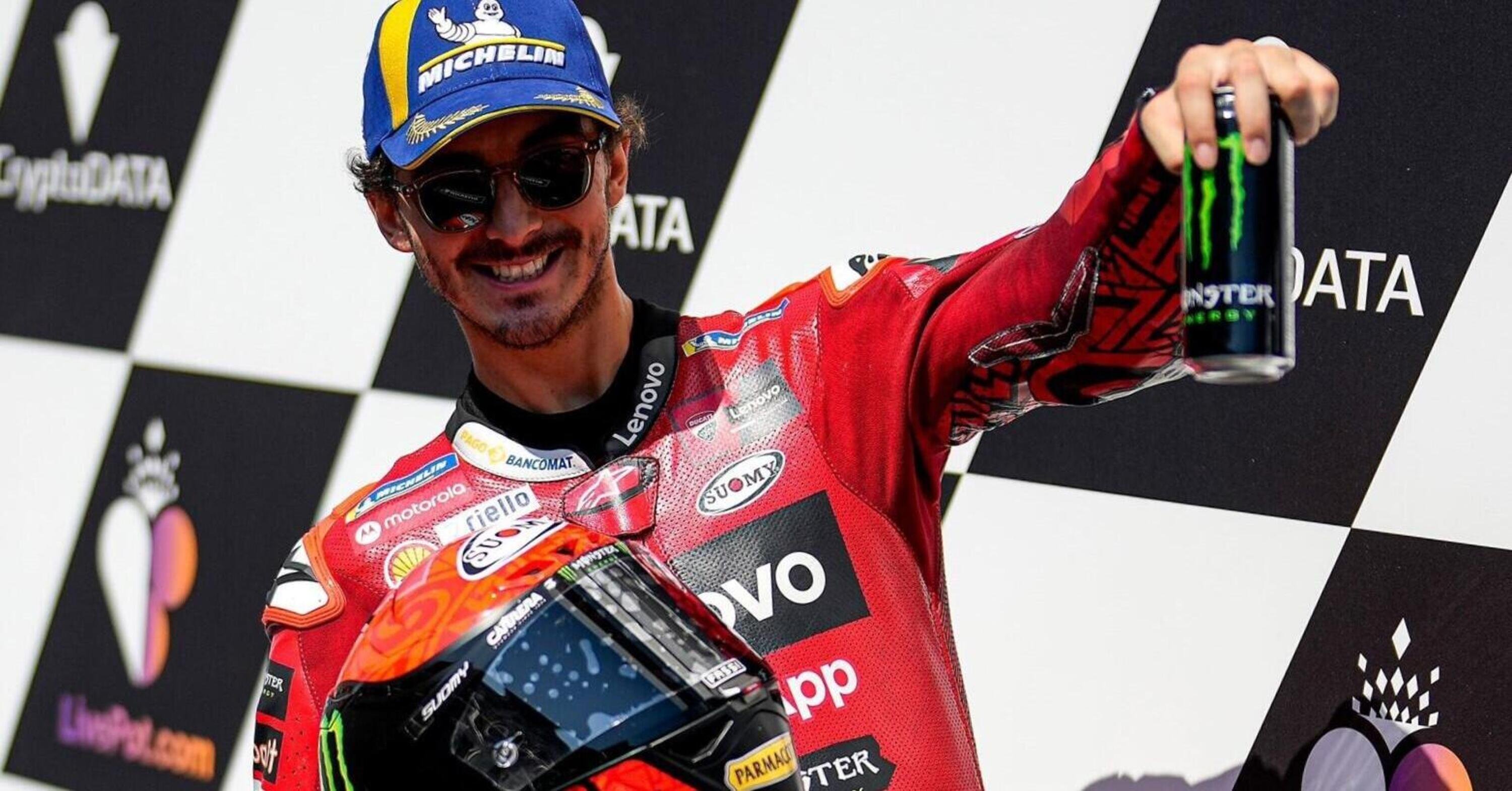 MotoGP 2023. GP Austria. Sprint race: Pecco Bagnaia in solitario, ma quanti contatti