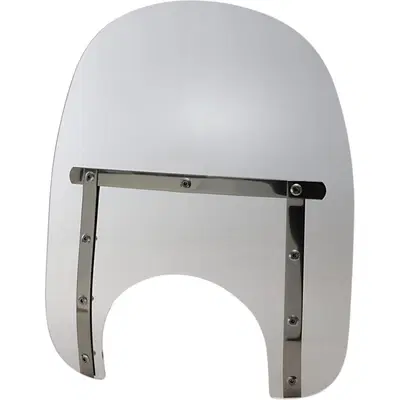 Parabrezza Memphis Slim alto 38 cm trasparente per 