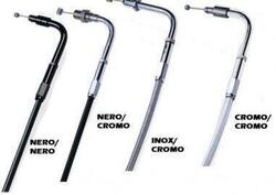 Cavo ritorno inox/cromo per Sportster dal 1996 al Barnett