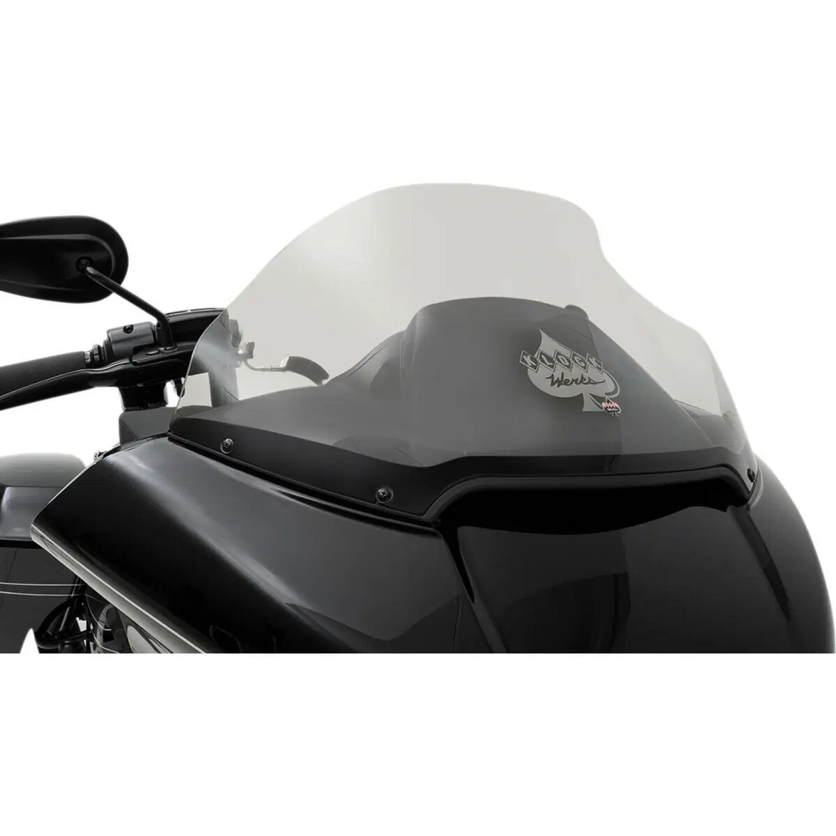 Parabrezza Klock Werks Sport Flare fumè scuro alto