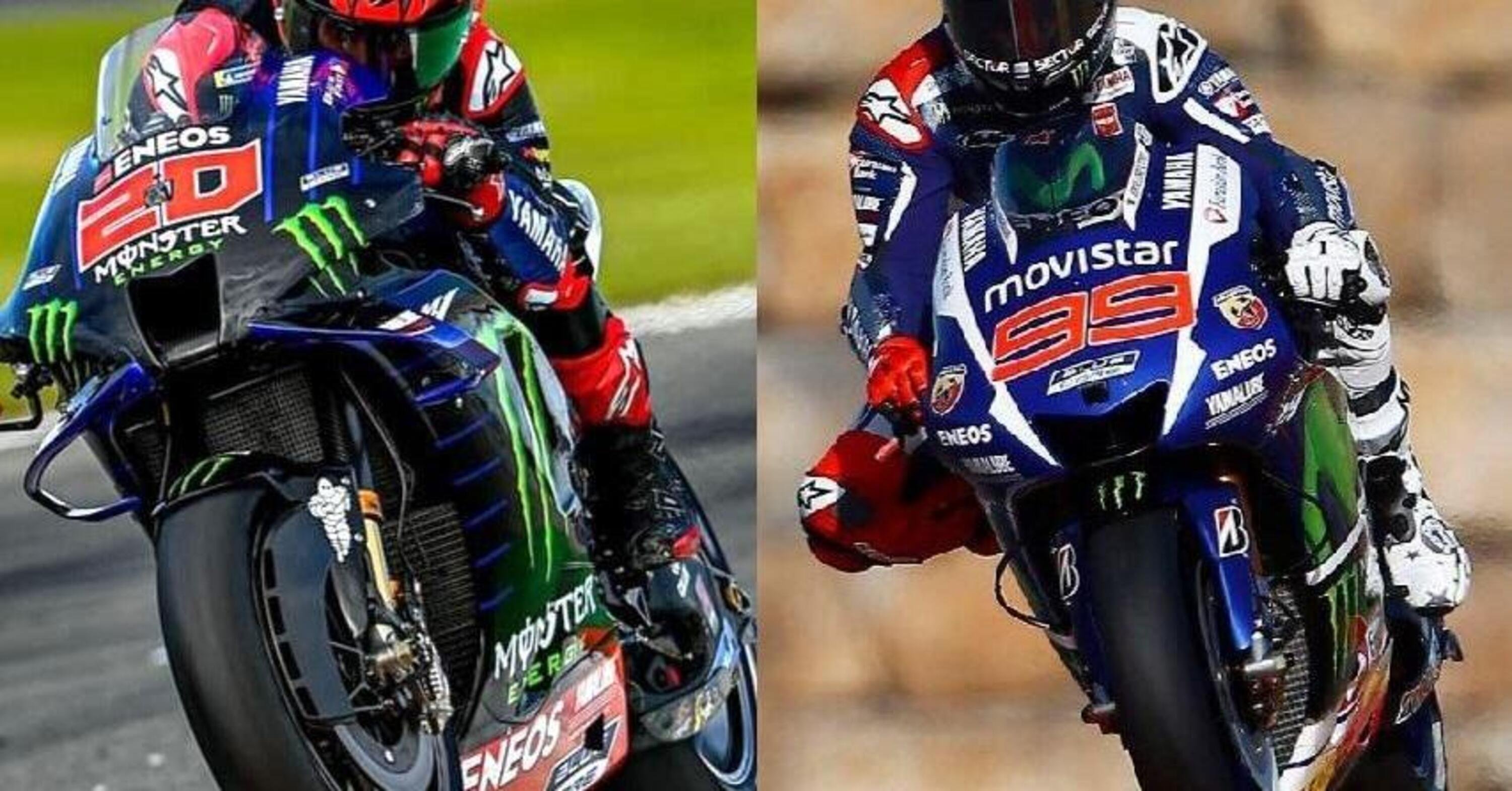 MotoGP 2023. Fabio Quartararo: &quot;Ho visto la mia M1 e quella di Jorge Lorenzo del 2015: sono praticamente uguali&quot;