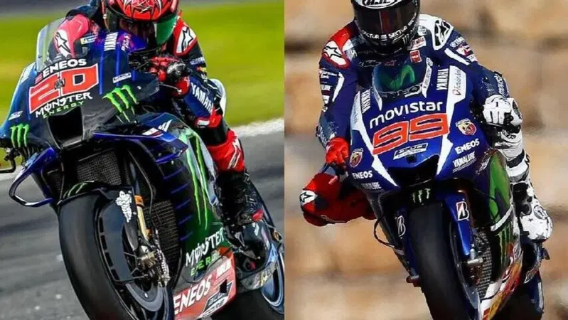MotoGP 2023. Fabio Quartararo: "Ho visto la mia M1 e quella di Jorge Lorenzo del 2015: sono praticamente uguali"