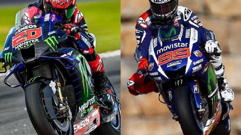 MotoGP 2023. Fabio Quartararo: &quot;Ho visto la mia M1 e quella di Jorge Lorenzo del 2015: sono praticamente uguali&quot;
