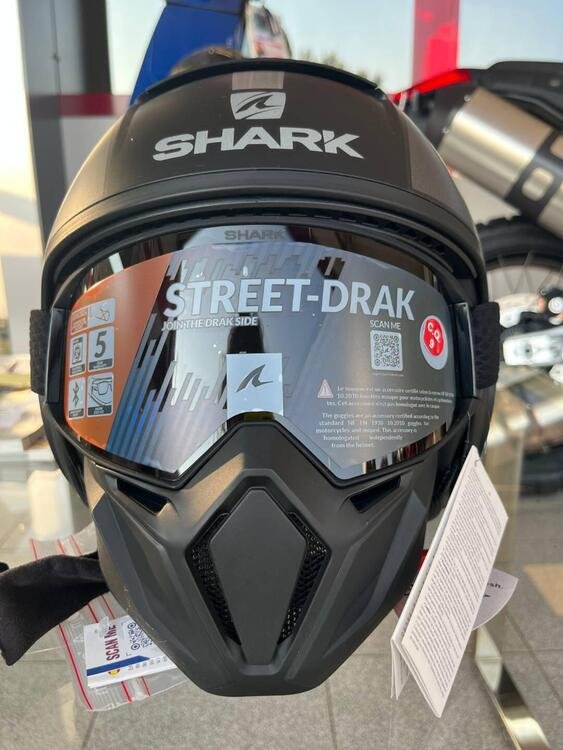 Casco Shark Street Dark Tribute RM taglia M Shark Helmets