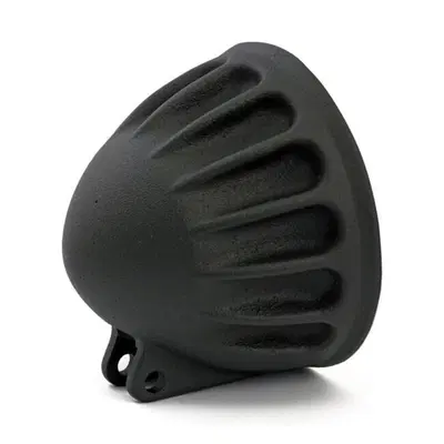 Faro anteriore 5 3/4'' Vitamin C nero - senza para EMD