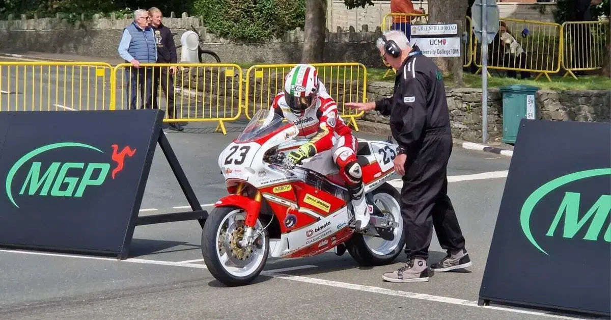Stefano Bonetti di nuovo in gara al Manx GP!