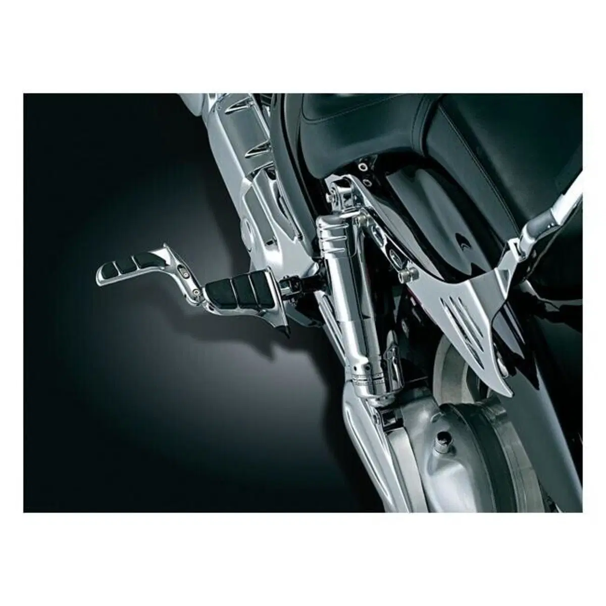 Pedaline Kuryakyn Swingwing cromate senza adattato 