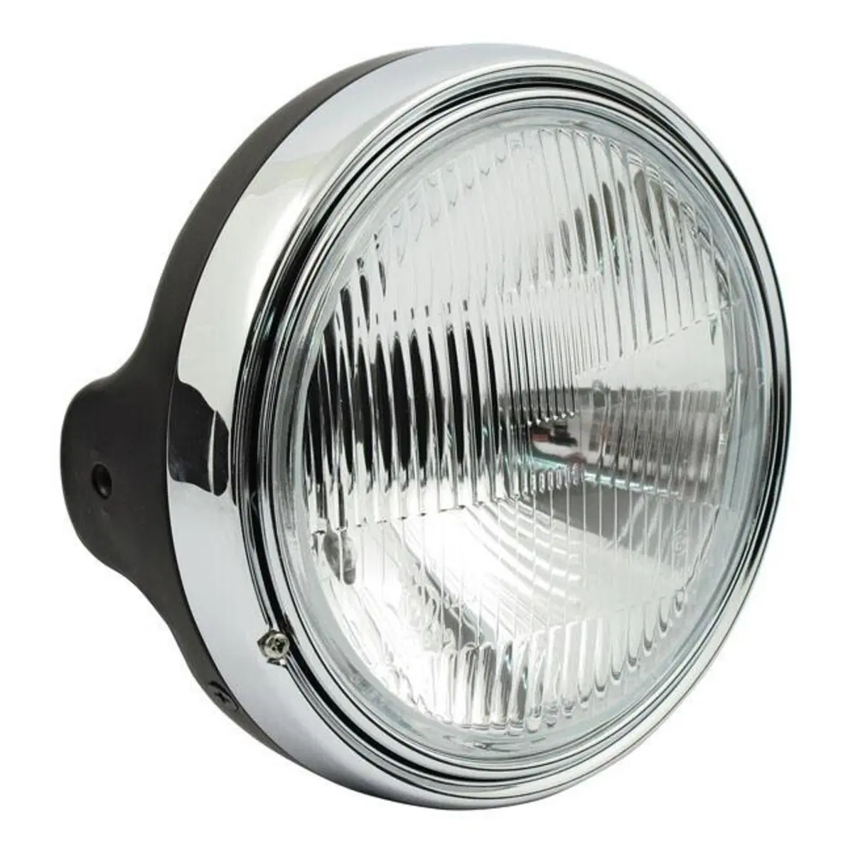 Faro anteriore 7'' Ltd nero Motorcycle Storehouse 