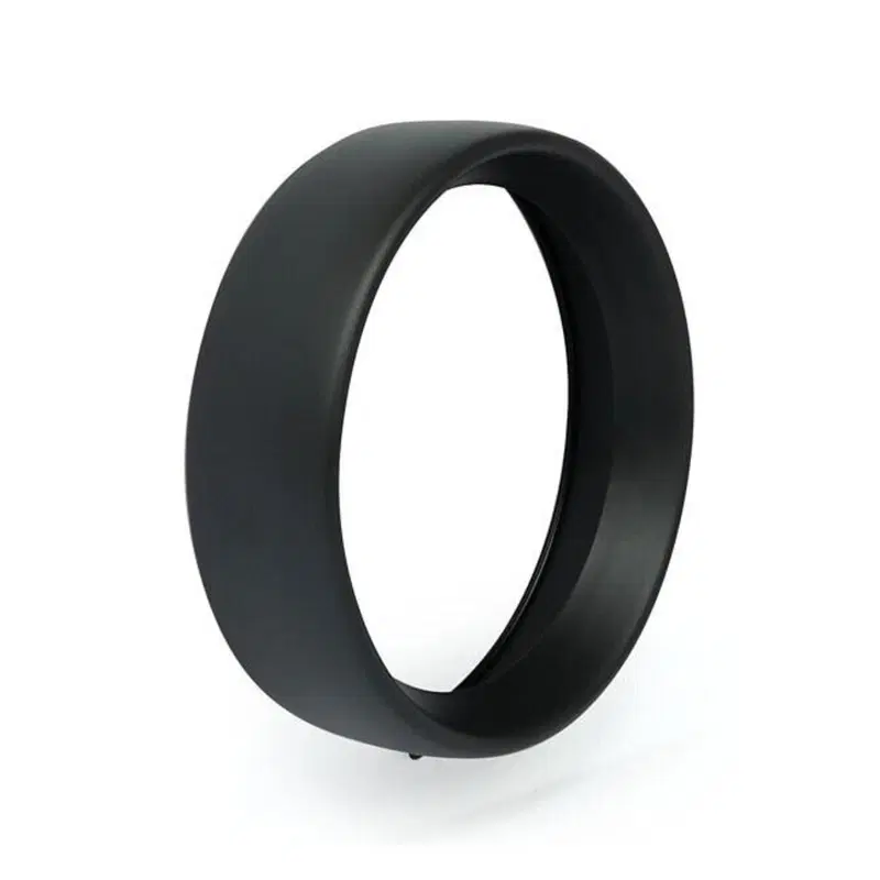 Ghiera per faro da 7” Recessed nera opaca per Soft 