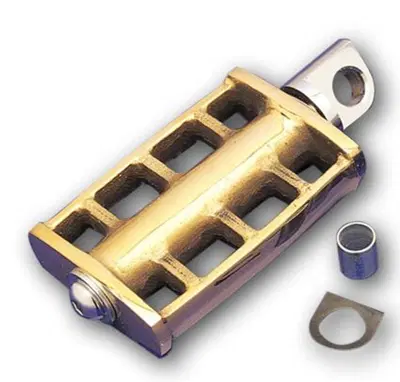 Pedale avviamento OTTONE LUCIDO Custom Chrome 