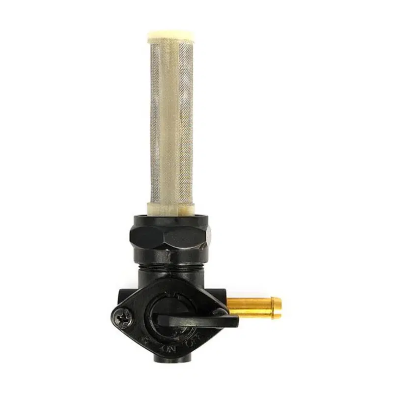 Rubinetto benzina 22mm nero Motorcycle Storehouse 