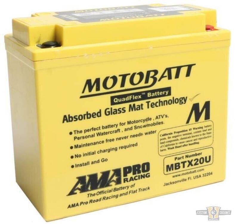 Batteria MOTOBATT - Per FXR dal 1984 al 1994 rif O