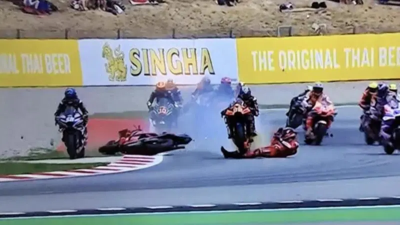 MotoGP 2023. Il dottor Costa su Bagnaia: &ldquo;Niente fratture per la dinamica fortunata&rdquo;