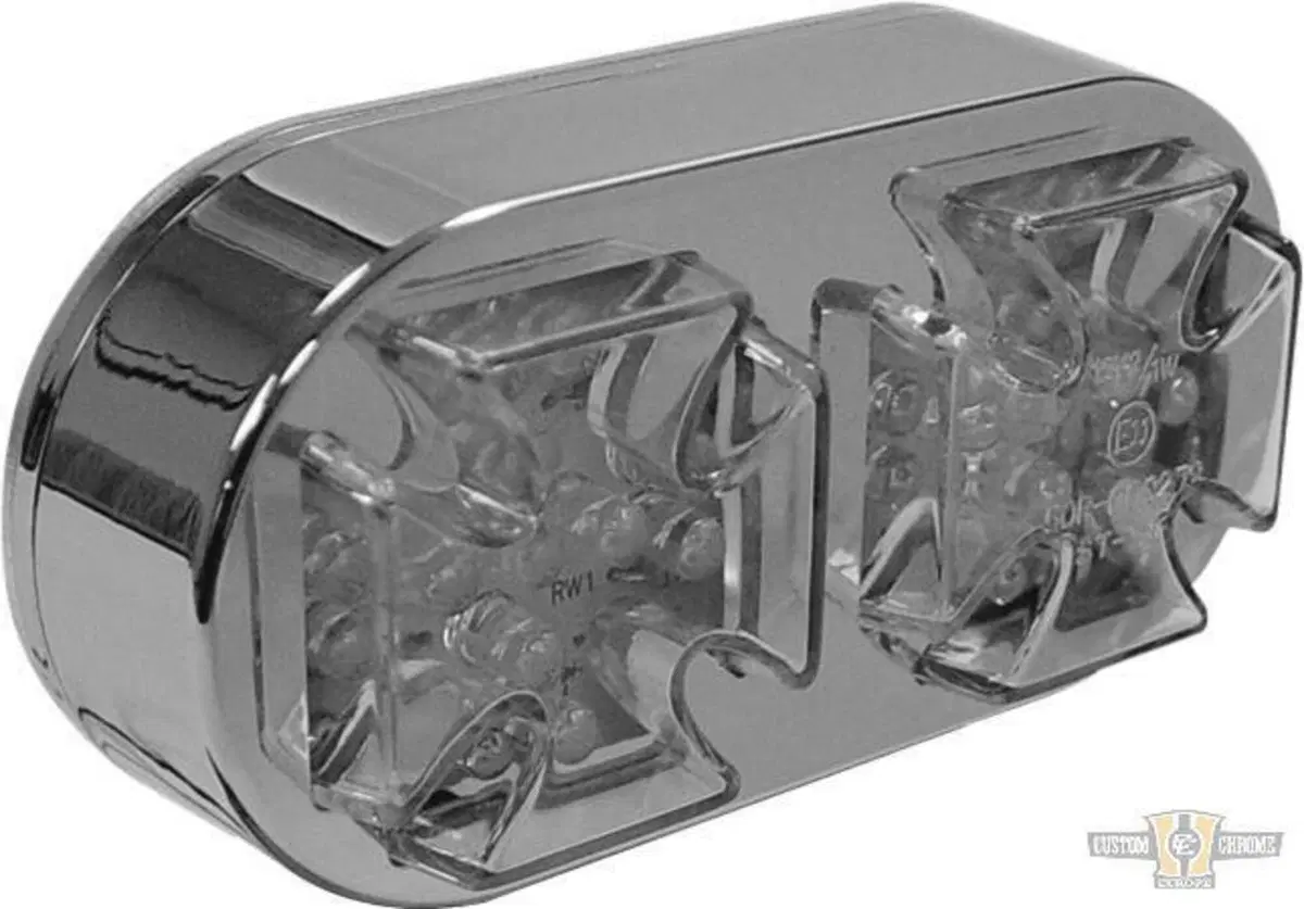 Faro posteriore Croce Maltese LED omologato SENZA 