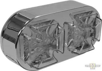 Faro posteriore Croce Maltese LED omologato SENZA 
