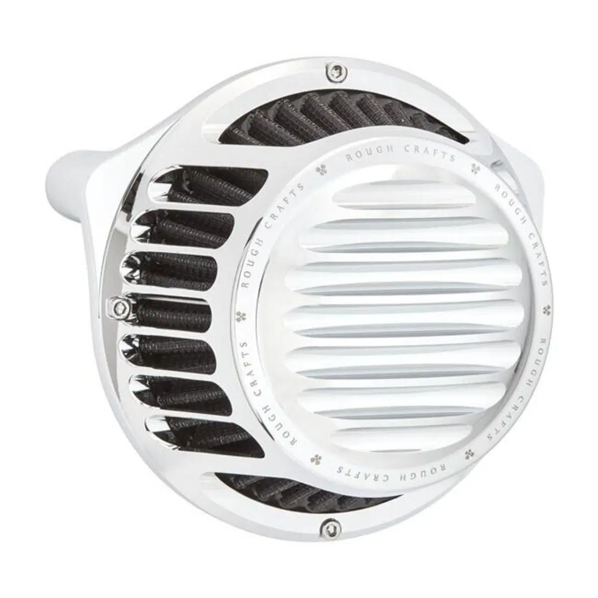 Filtro dell'aria Rough Crafts Round cromato per Dy