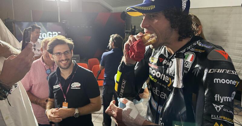 MotoGP 2023. GP di San Marino. Marco Bezzecchi e gli scherzi con Pecco Bagnaia: &quot;Nessuna recita, siamo cos&igrave;&quot;