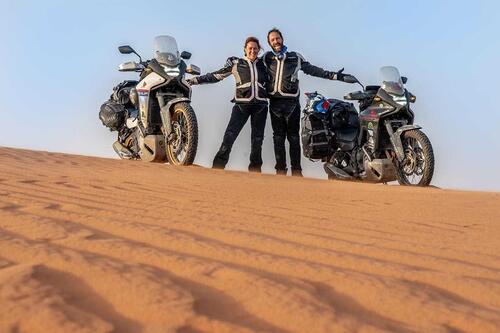 “The Road of Hope” in sella alle Honda XL750 Transalp Francesca e Maurizio sono partiti da Imperia per arrivare da Padre Floriano, in Madagascar