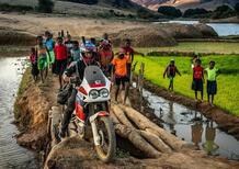 “The Road of Hope” in sella alle Honda XL750 Transalp Francesca e Maurizio sono partiti da Imperia per arrivare da Padre Floriano, in Madagascar