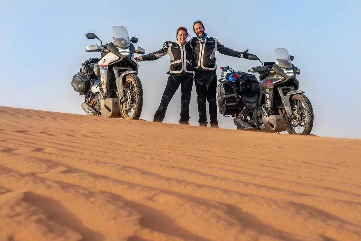 “The Road of Hope” in sella alle Honda XL750 Transalp Francesca e Maurizio sono partiti da Imperia per arrivare da Padre Floriano, in Madagascar (9)