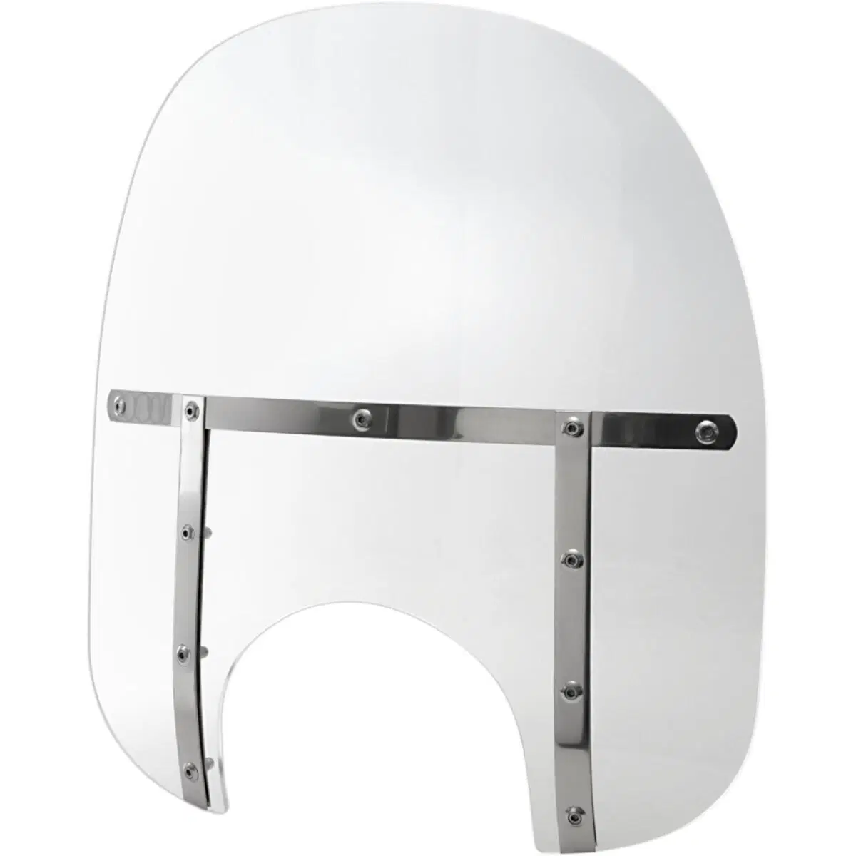 Parabrezza Memphis Fats alto 43 cm trasparente per 